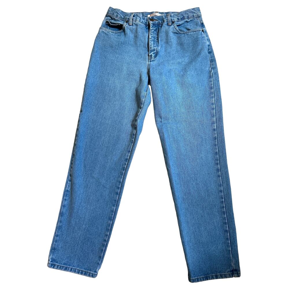 Bill Blass Jeanswear Easy Fit Denim Light Blue Jeans Size 10